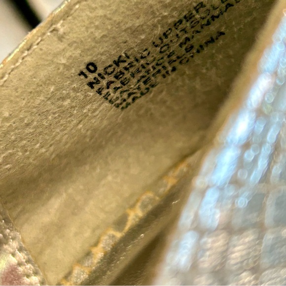 Rampage Sz 10 Silver Snake Print Heels 👠 Pumps Shoes EUC - Picture 7 of 10